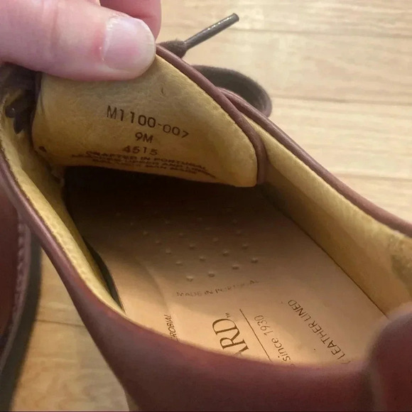 Samuel Hubbard mahogany leather  shoes - Picture 5 of 7